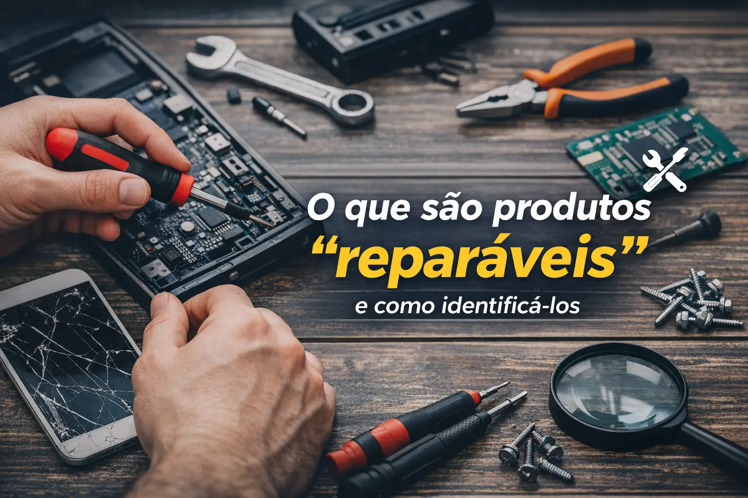 Reparo em smartphone com foco em produtos reparáveis por brasileiros